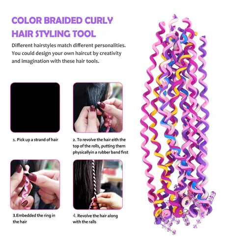 Horquillas Para El Cabello Con Rosca, Trenzadoras, Accesorio