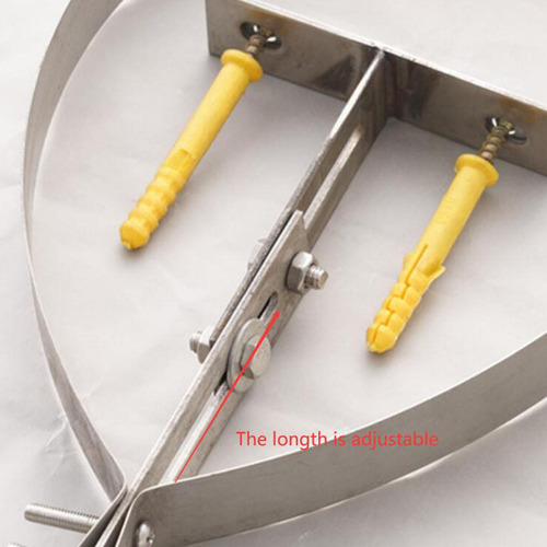 Soporte Para Tubo De Chimenea Accesorios Para Soporte Plata