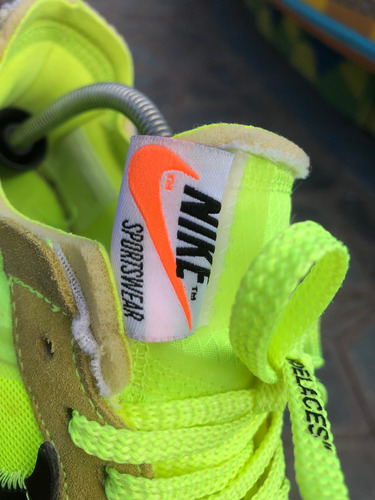 Zapatillas Americanas Usadas Nike Off White X Af1 Low Volt (Usado)
