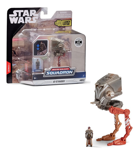 Micro Figura Star Wars Klatooinian E Transporte At-st Raider