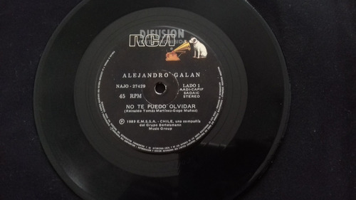 Single Alejandro Galan - No Te Puedo Olvidar