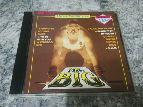 Mr Big : Live & Alive (cd-ger) Bootleg 2000 Paul Gilbert 