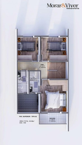 Imagem 9 de 15 de Casa Para Venda Em Curitiba, Uberaba, 3 Dormitórios, 1 Suíte, 4 Banheiros, 2 Vagas - Ctb4550_1-2150488