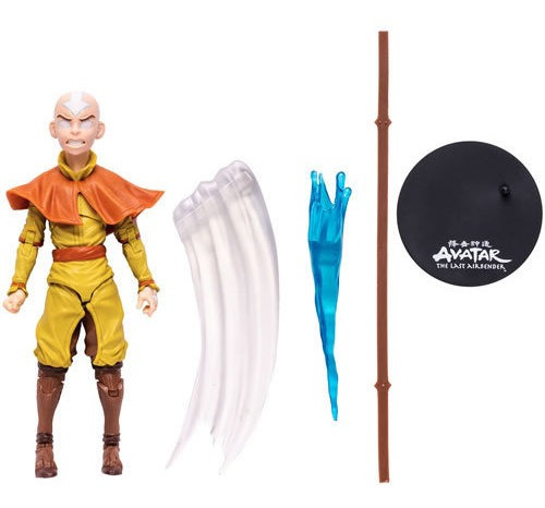 Boneco Aang Avatar State(gold Label) Avatar Mcfarlane Toys