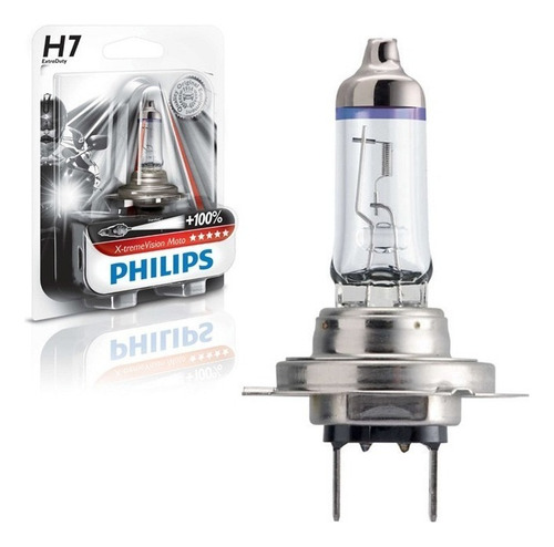 Lâmpada Farol Moto Suzuki Gsx 650f Philips H7 100%+luz