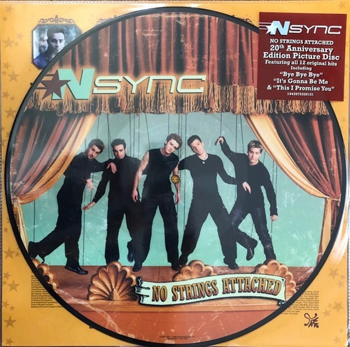 N Sync No Strings Attached Lp Acetato Vinyl / Picture