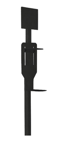 Imagen 2 de 4 de Pedestal Dispensador Gel Antibacterial-publicidad Eli Negro