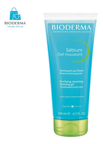 Bioderma Sébium Gel Moussant Limpia Y Purifica, 200 Ml Tubo