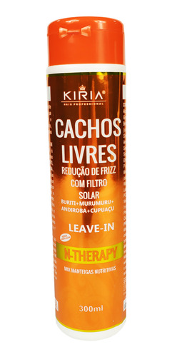 Kit Capilar Cachos Perfeitos Cachos Livres 4 Itens Kiria