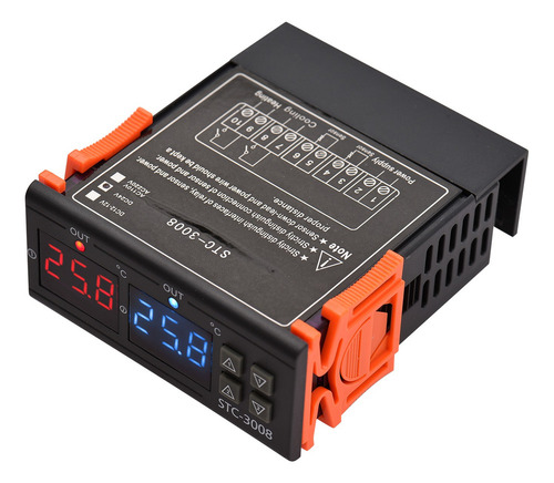 Controlador De Temperatura Digital Inteligente Bidi Stc-3008