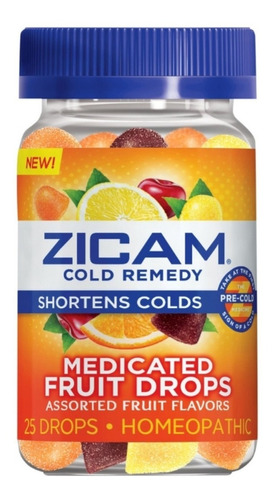 Pack De 3 - Zicam Cold Remedio Medicinal Gotas De Frutas,