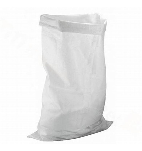 Bolsa Rafia Blanca Polipropilen 57 Cm X 98 Cm Laminada X 100 Blanco
