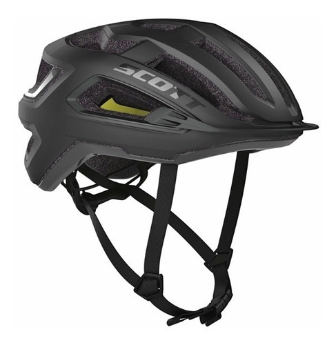 Capacete De Ciclismo Scott Argo Plus Mips Cor Preto Tamanho M