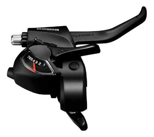 Alavanca Shimano Tourney St-ef41 7v - Preto