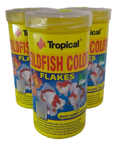 Alimento Para Peces De Agua Fría Goldfish Color Flakes 250ml