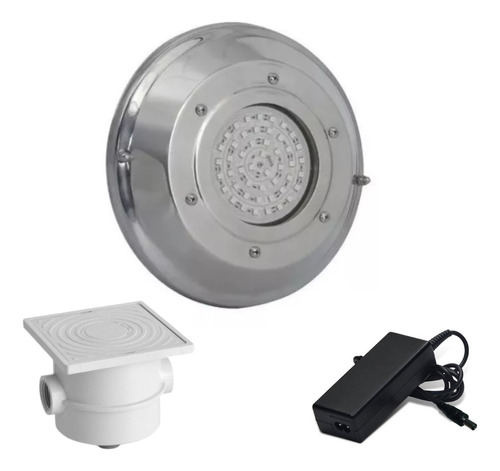 Luz Para Pileta 1 Artef Led Blanco Mas Fuente 2a Translich