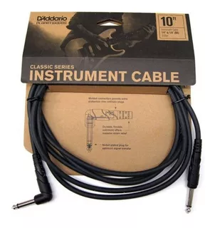 Daddario Pwcgtra10 Cable Instrumento Guitarra Bajo 3 Metros