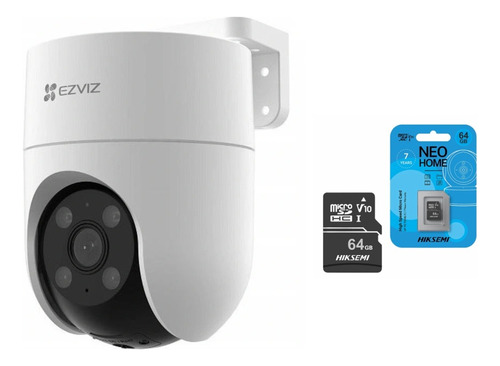 Camara Ip Ezviz H8c Ptz Exterior Wifi 360 1080  + 64gb 