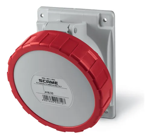 Base Empotrable Embutir Industrial Scame 3p+t 32a Ip67