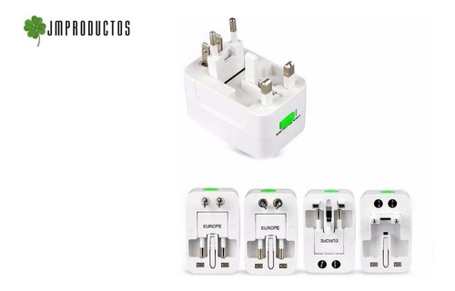 Imagen 6 de 7 de Enchufe Universal Viaje Adaptador Corriente + Envio