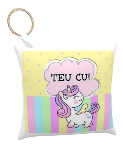 Caneca Bom Dia É O Caralho + Unicórnio Teu Cu + Chaveiro