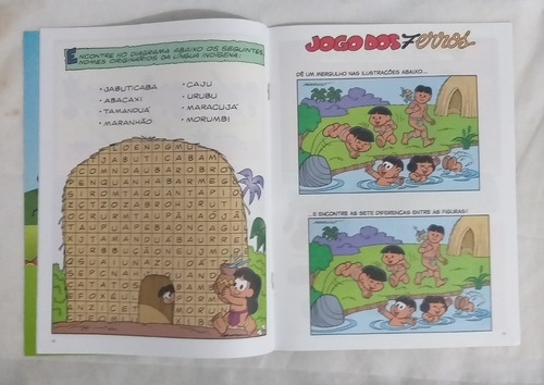 Turma Da Mônica Revista Você Sabia Índios N 14 Passatempos (Usado)