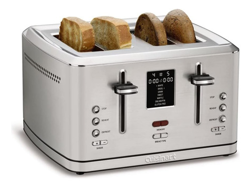 Tostadora Con Memoria Digital Cuisinart Cpt-740 De 4 Rebanad