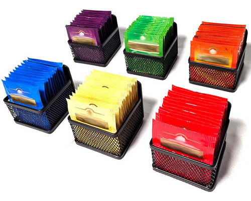 Organizador De Bolsas De Té, Soporte Individual Para Gris