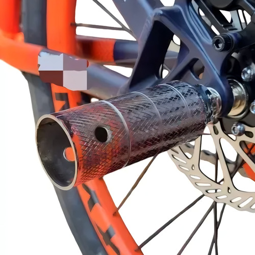 Pedaleira Garupa Bike Apoio De Pé Trolha Em Aço Bicicleta
