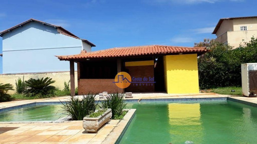 Linda Casa Com 5 Dormitórios, 530 M² - Venda Por R$ 3.200.000 Ou Aluguel Por R$ 20.000/mês - Costazul - Rio Das Ostras/rj - Ca1609