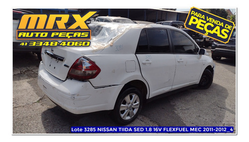 Sucata Nissan Tiida Sedan 1.8 16v Flex Fuel Mec 2012 Pecas