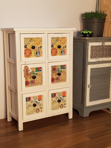 Mueble 6 Cajones Mix - S0771