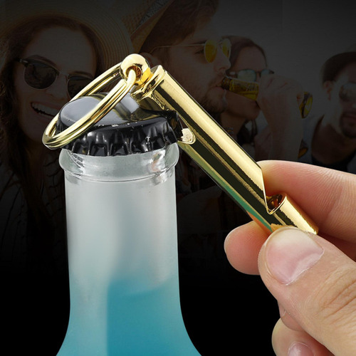 2 Práctico Abridor Botellas Llavero 2 Piezas