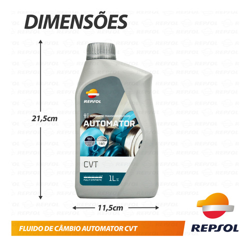 Óleo Lubrificante De Câmbio Transmissão Automator Cvt Repsol