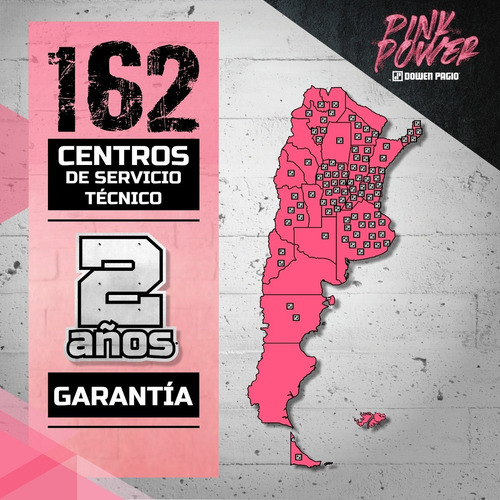 Imagen 4 de 5 de Pistola Encoladora Silicona 20w Pink Power By Dowen Pagio
