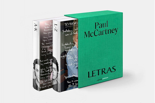 Estuche Libros Letras - Paul Mccartney