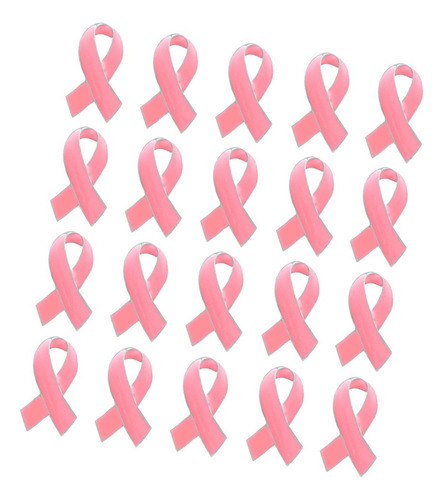 Jja 20pcs Lot Concientización Sobre El Cáncer De Mama Pink