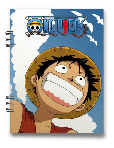 Imagen 1 de 10 de Cuaderno Anime One Piece 15x20 Cms 100 Hojas 
