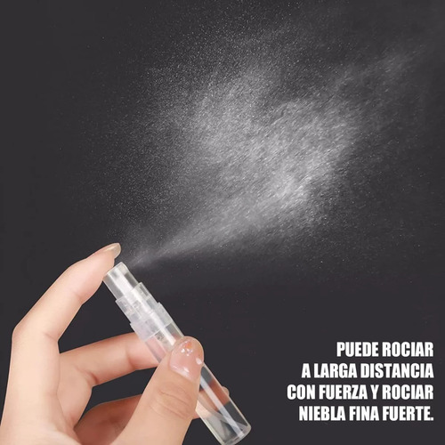 50pcs Mini Vaso Transparente Botellas Vidrio Recargables 5ml