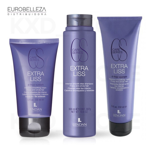 Pack Lendan Extra Liss Shampoo 300ml + Mascarilla + Crema