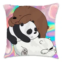 Comprar Osos Escandalosos Cojín Bare Bears Panda Regalo 40x40cm