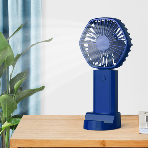 Ventilador De Escritorio Usb Y Recargable, Práctico, Pequeño