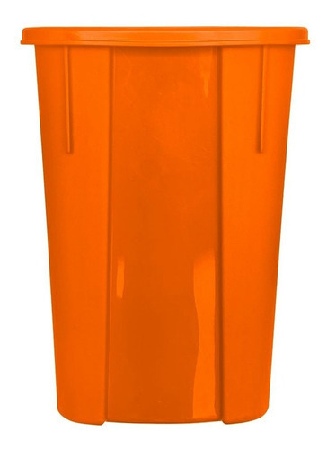 4 Pack Bote De Basura Rectangular 4l Color Naranja