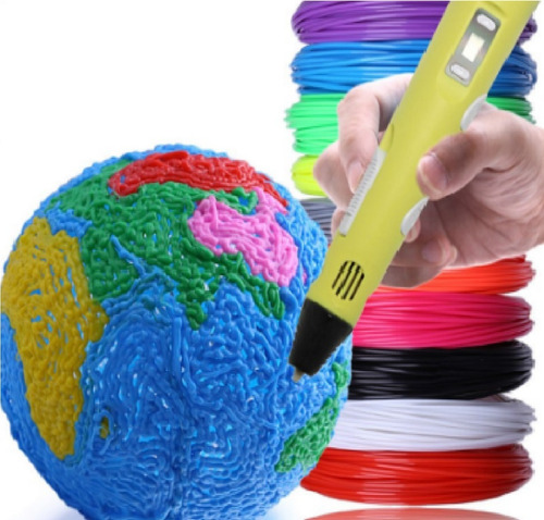 Lapicero Impresora 3d Pantalla Led Filamentos Niños Regalo