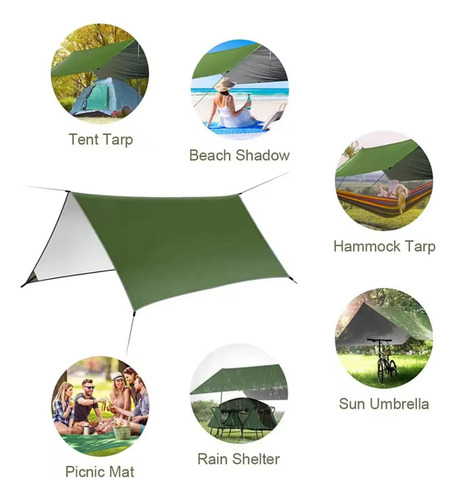 Telas De Sombra Para Tendas De Acampamento 230* 210 Cm W