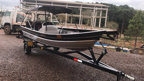 Imagem 9 de 9 de Conjunto Barco Alumínio Life 600 +30hp Mercury + Carretinha