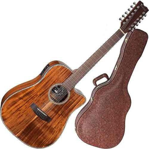 Violão Eletroacústico Emd430 Ce12 Cap Fishman Com Case Eagle