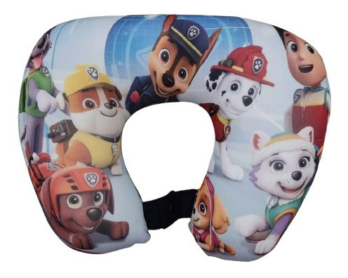 Almohadas Antiestress Cuello C/ Broche P/ Viajar Paw Patrol