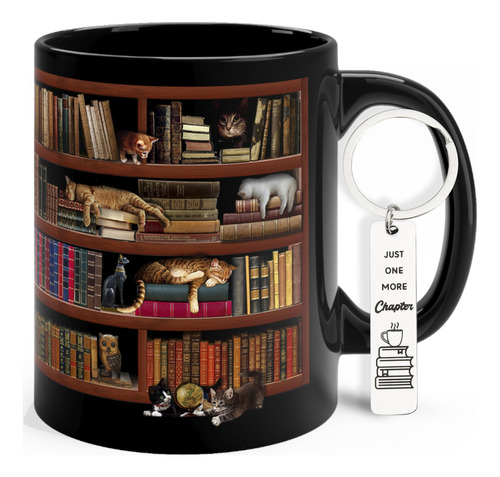 Taza De Biblioteca Para Amantes De Los Libros, Taza De Cafe 