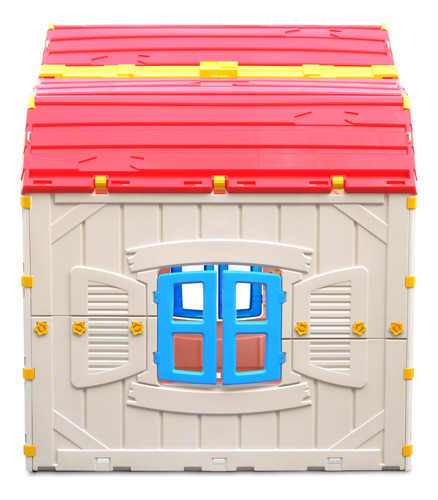 Casa De Juego Infantil Grande Para Exterior Ram Fantasy Rojo